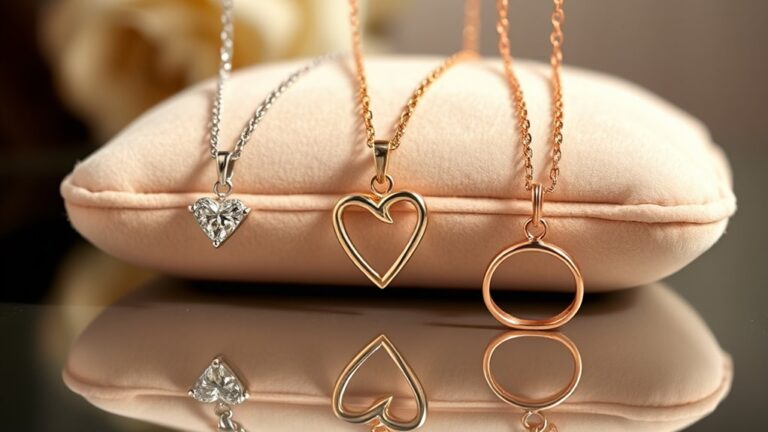 romantic girlfriend proposal necklaces