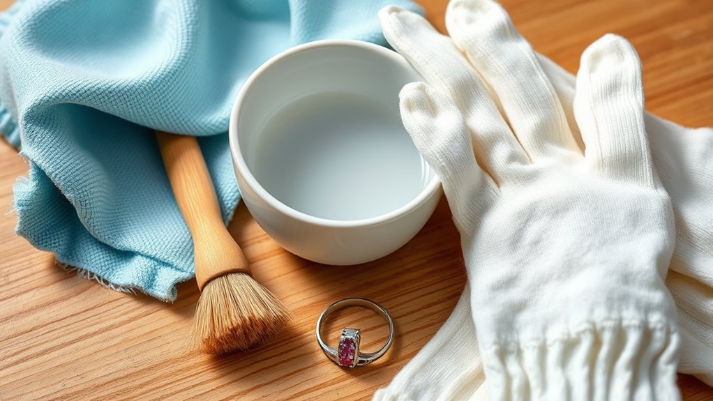 safe silver ring cleaning
