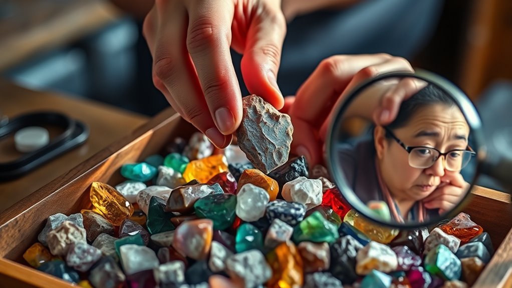 select quality rough gemstone