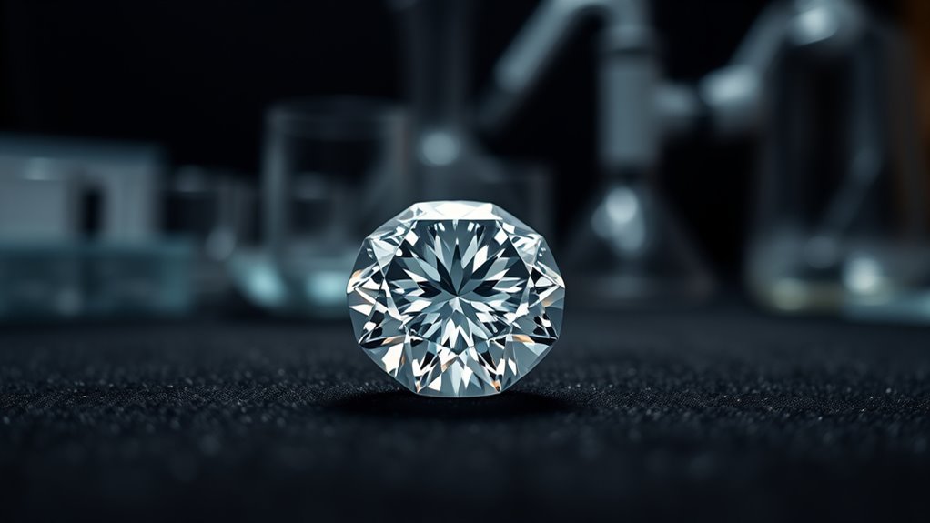 synthetic gemstone created artificially