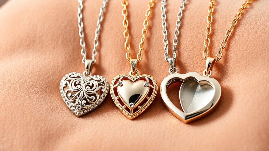 timeless heart necklace trends
