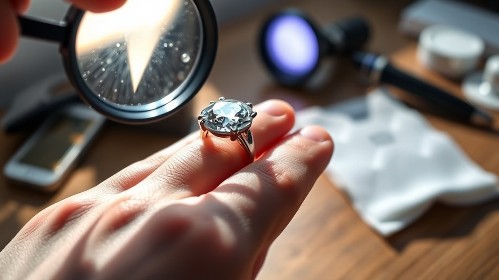 verify diamond authenticity steps