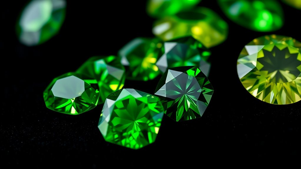 vibrant green gemstones healing properties