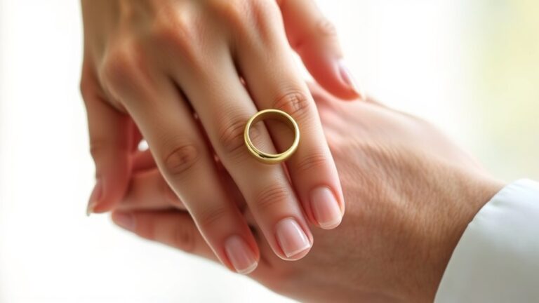 wedding rings wearing guide