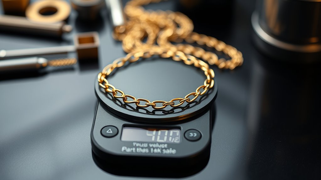 weight influences necklace pricing