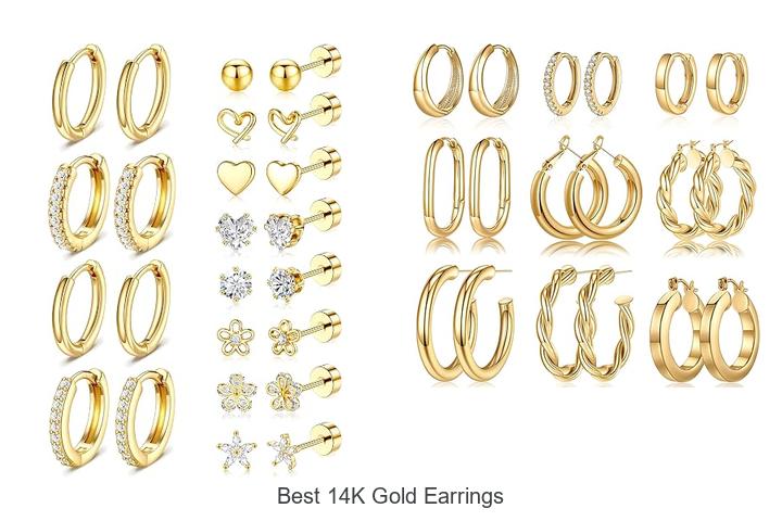 Top 12 Best 14k Gold Earrings You Can’t Miss Today!
