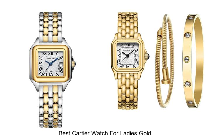 best cartier watch for ladies gold