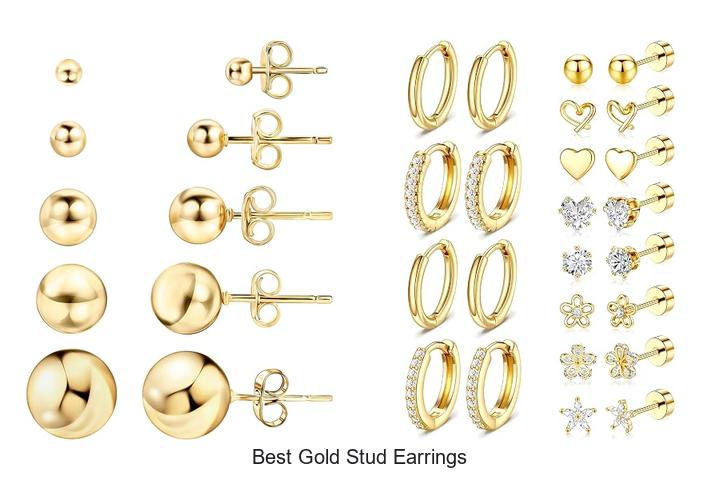 Top 12 Best Gold Stud Earrings You Can’t Miss Today