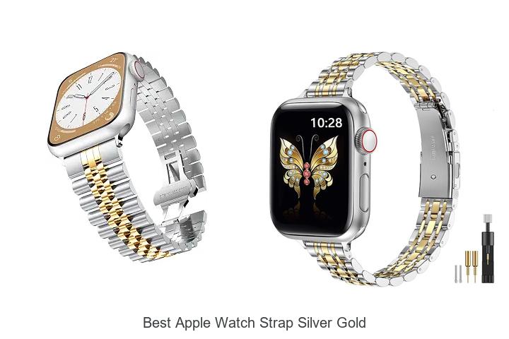 best apple watch strap silver gold