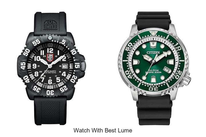 watch with best lume